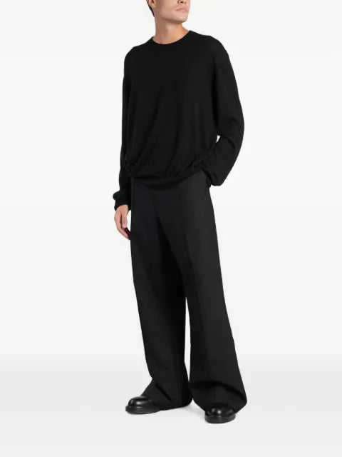  ANIPS crew-neck ribbed-trim sweater