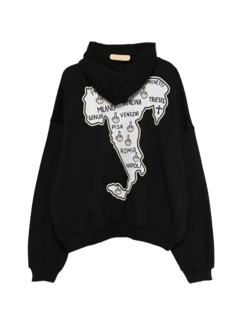 PDF graphic-print hoodie