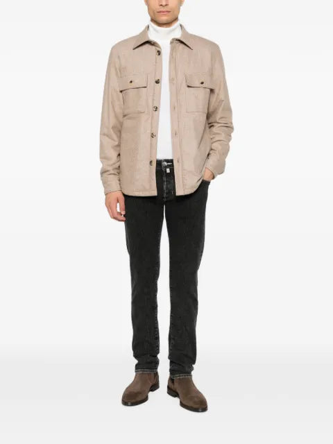 Jacob Cohën button-up chest-pocket shirt jacket