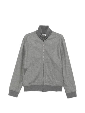 Jacob Cohën herringbone-pattern zip-up jacket
