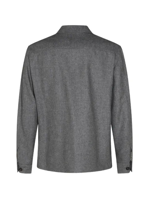 Eleventy flap-pocket shirt jacket