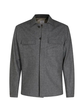 Eleventy flap-pocket shirt jacket