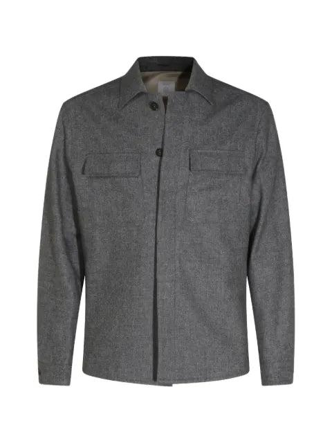 Eleventy flap-pocket shirt jacket