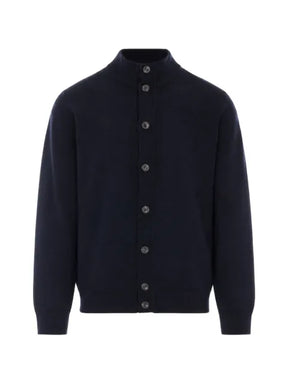 ALPHA STUDIO high-neck button-up cardigan
