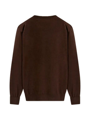 Ballantyne argyle-intarsia cashmere sweater