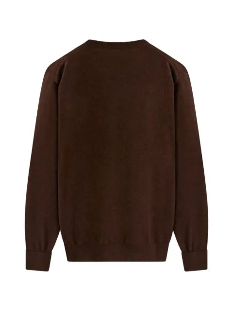 Ballantyne argyle-intarsia cashmere sweater