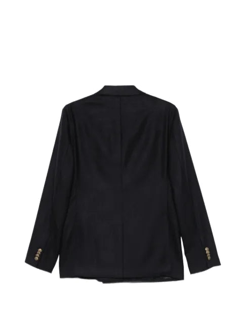 Caruso double-breasted peak-lapel jacket