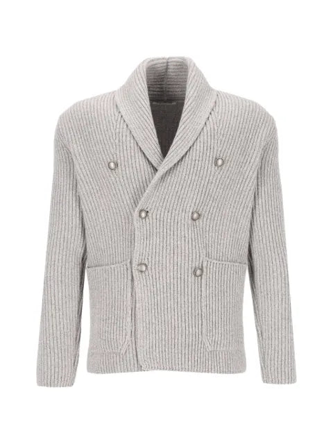 Al Duca D’Aosta 1902 double-breasted shawl-collar cardigan