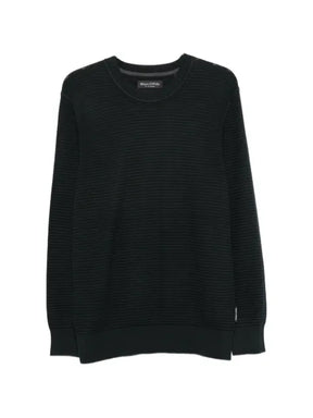 Marc O'Polo horizontal-ribbed crew-neck sweater