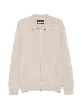 Marc O'Polo zip-up collared cardigan