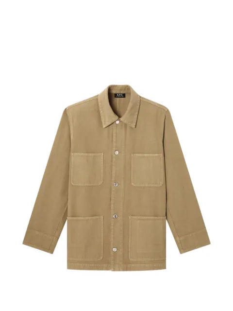 A.P.C. button-up pocket-detail jacket