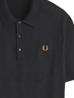 Fred Perry knitted polo shirt