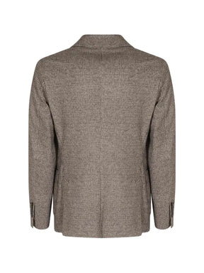 Circolo 1901 houndstooth-pattern single-breasted blazer