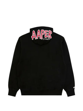 AAPE BY *A BATHING APE® Basic AAPER logo-embroidered drawstring hoodie