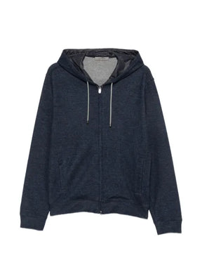 Corneliani zip-fastening hoodie