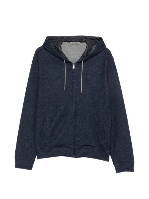 Corneliani zip-fastening hoodie