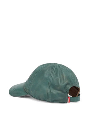Diesel Baseballkappe aus Leder