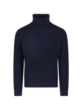 Zanone ribbed-knit roll-neck sweater
