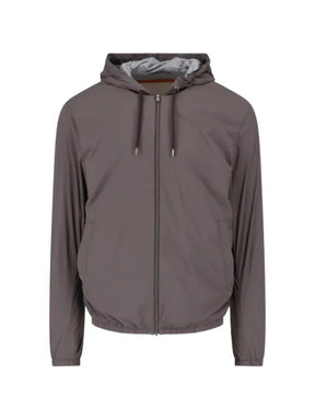 Herno drawstring hooded jacket