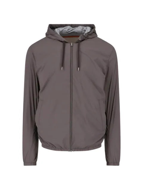 Herno drawstring hooded jacket