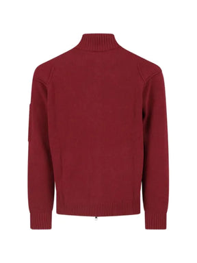 C.P. Company lambswool lens full-zip sweater