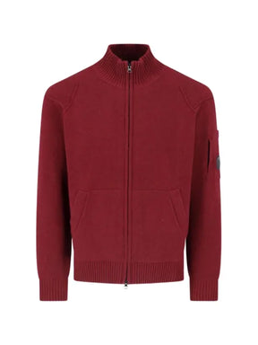 C.P. Company lambswool lens full-zip sweater