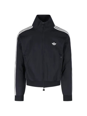 adidas logo-print side-stripe sweater
