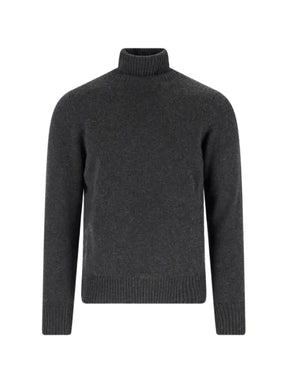 Drumohr ribbed-knit roll-neck sweater