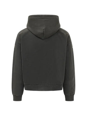 FOUND stud-embellished zip-up hoodie