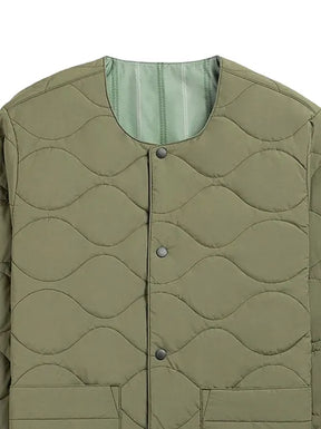 O.N.S Crescent reversible quilted jacket