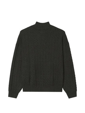 CHOCOOLATE cable-knit zip-up cardigan