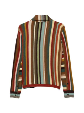 Paul Smith striped zip-up cardigan