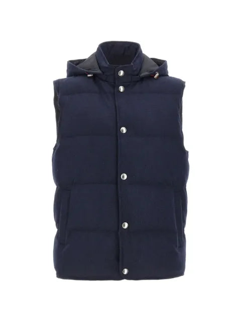 Eleventy hooded cashmere gilet