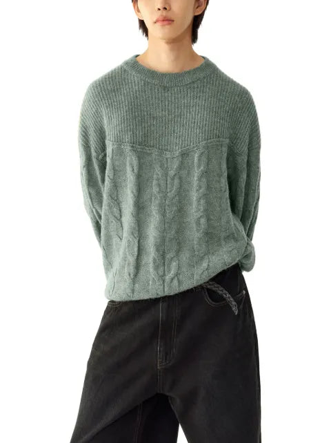 TOMBOY cable-knit sweater