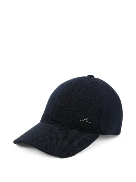 Paul & Shark logo-plaque knitted baseball cap