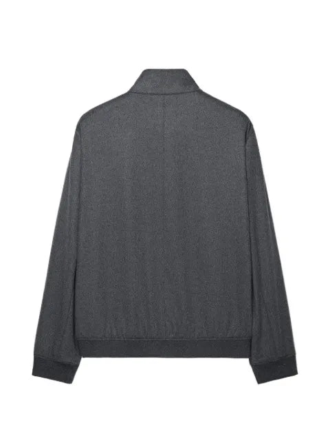 Shanghai Tang Meow Meow Chenman-patch zipped jacket
