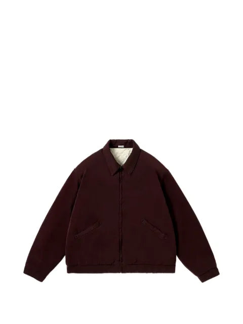 A.PRESSE washed gabardine short jacket
