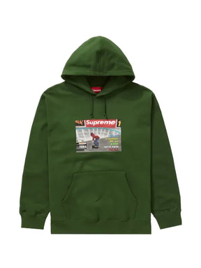 Supreme x Thrasher graphic-print hoodie