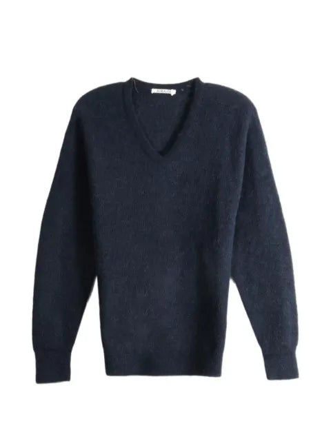 Auralee V-neck sweater