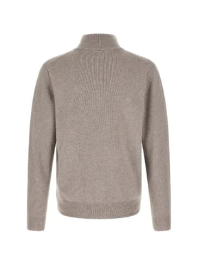 Brioni button-up high-neck cardigan