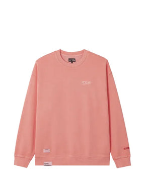 izzue logo-print cotton sweatshirt