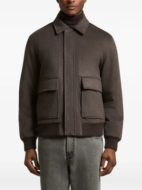 Peserico flap-pocket bomber jacket