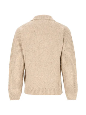MARANT button-up flecked sweater