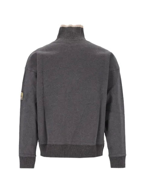 MARANT high-neck logo-patch sweater
