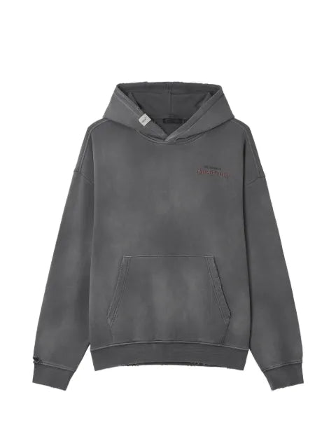 FIVE CM graphic-print distressed hoodie