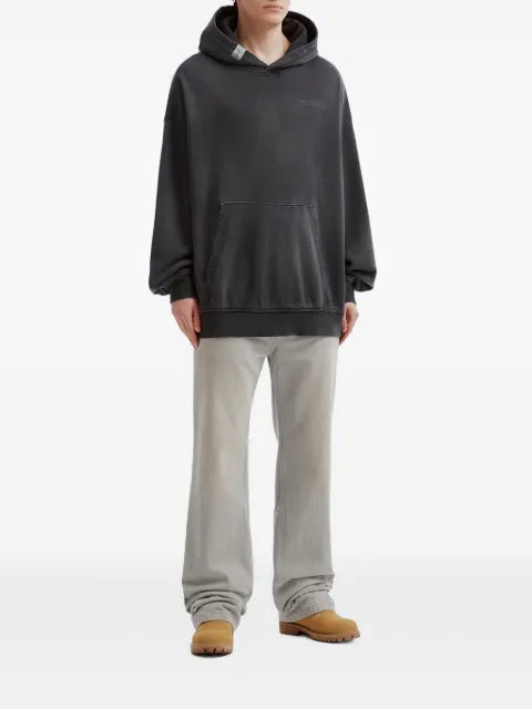 FIVE CM graphic-print distressed hoodie