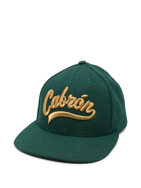 Willy Chavarria Bestickte Baseballkappe mit geradem Schirm