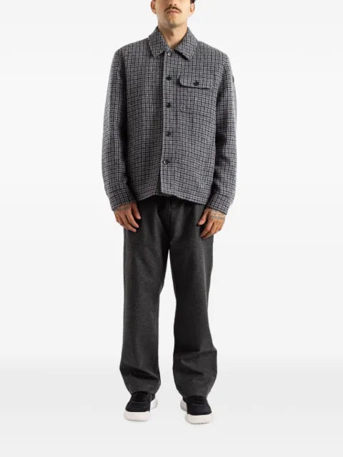 Moncler check-pattern shirt jacket