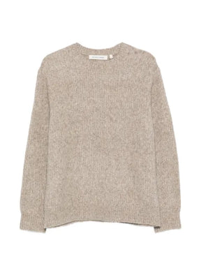 Sunflower crew-neck knitted sweater