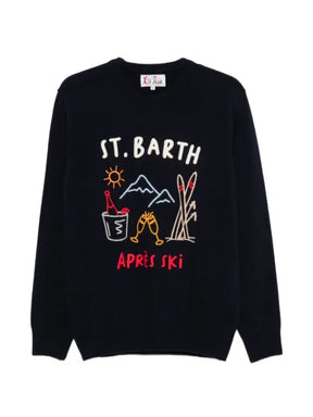 MC2 Saint Barth Heron embroidered sweater